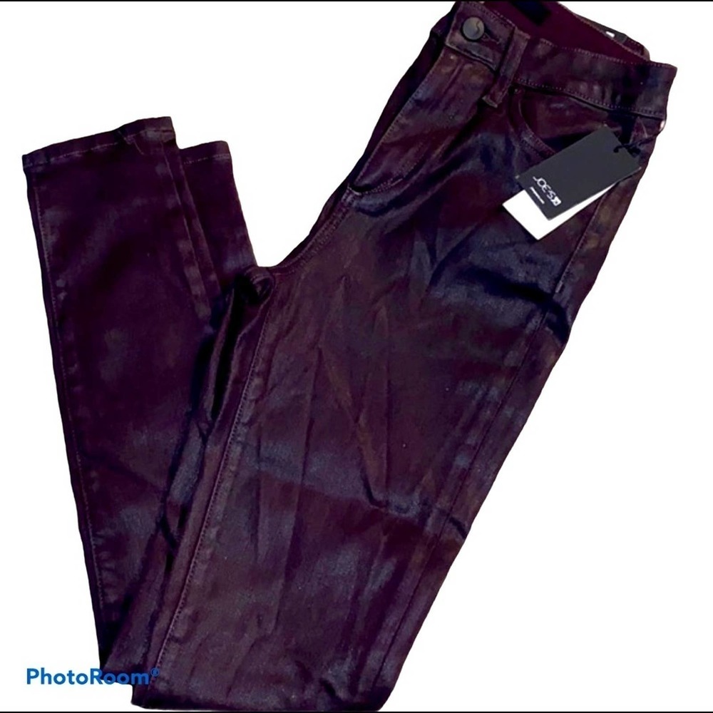 Joe's Jeans Coated High Rise Skinny Ankle …
